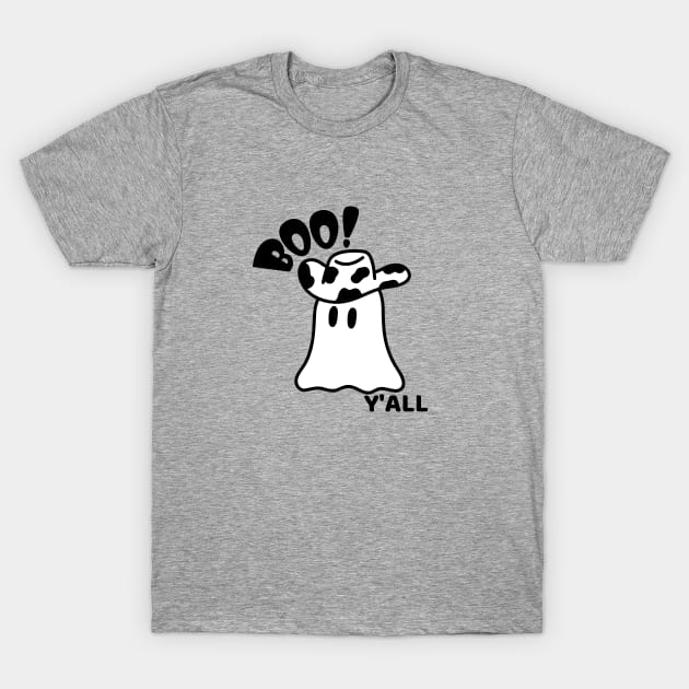 Country Ghost - Boo Y'all T-Shirt by SiebergGiftsLLC